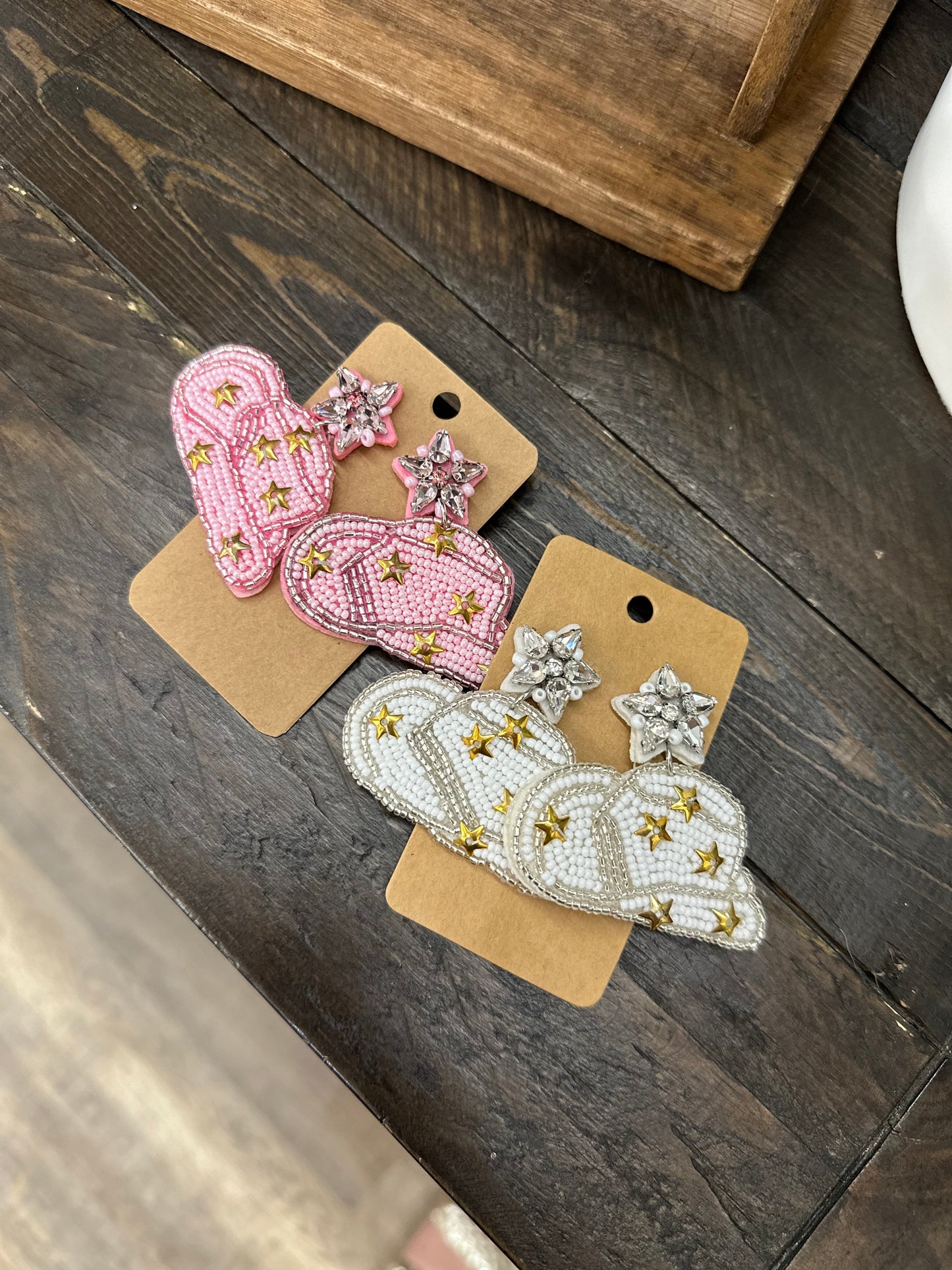 Cowgirl Hat Earrings