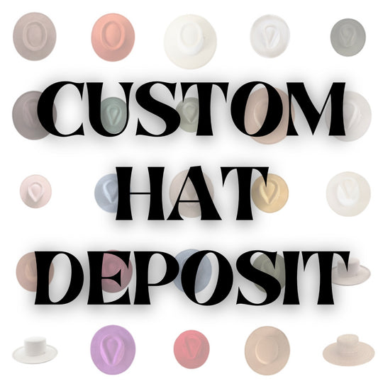 adult custom hat DEPOSIT